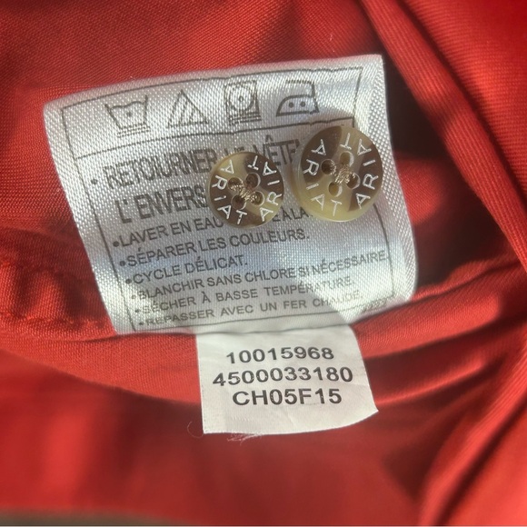 ARIAT Western Workwear Button Down Long Sleeve Shirt Orange; Men’s Size Large - Picture 16 of 16